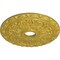 Ekena Millwork Spring Leaf Ceiling Medallion (Canopies up to 5 5/8"), 19 7/8"OD x 3 5/8"ID x 1 1/4"P, Rich Gold CM19SPRGS - alternate 2